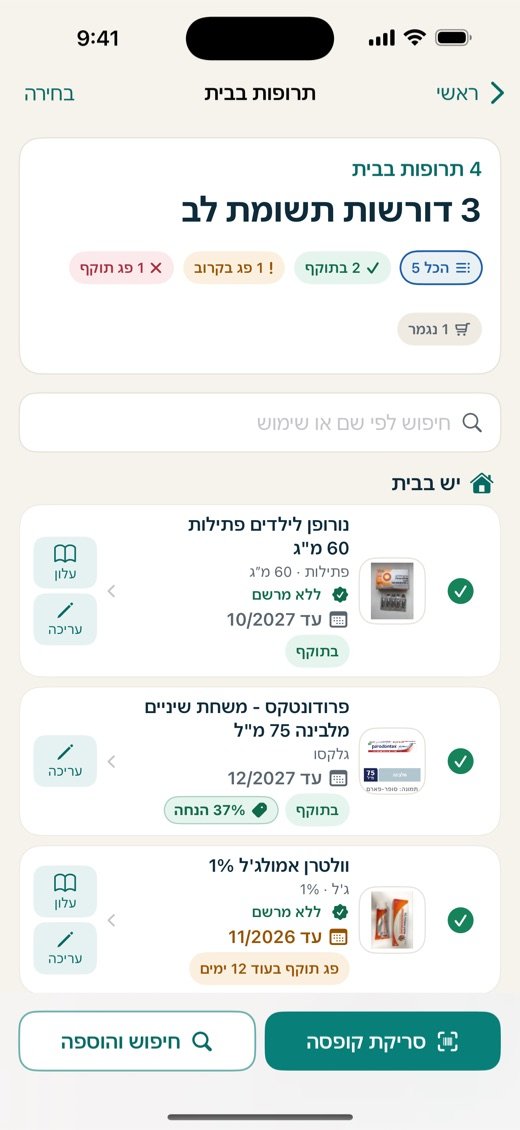 תרופות בבית